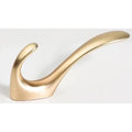Daili Gold Plated Zinc Alloy Adhesive Wall Hook Hanger Sophisticated Entryway Coat Hooks for Clothing Wall Mounted