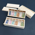 Wholesale Energy Crystal Crushed Stone Drift Bottle Gift Box Healing Stone Crystal Chips Wishing Bottle for Gifts