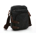 Wholesale Small Washed Vintage Cotton Canvas Side Chest Sling Crossbody Luggage Travel Shoulder Messenger Bag for Men Women