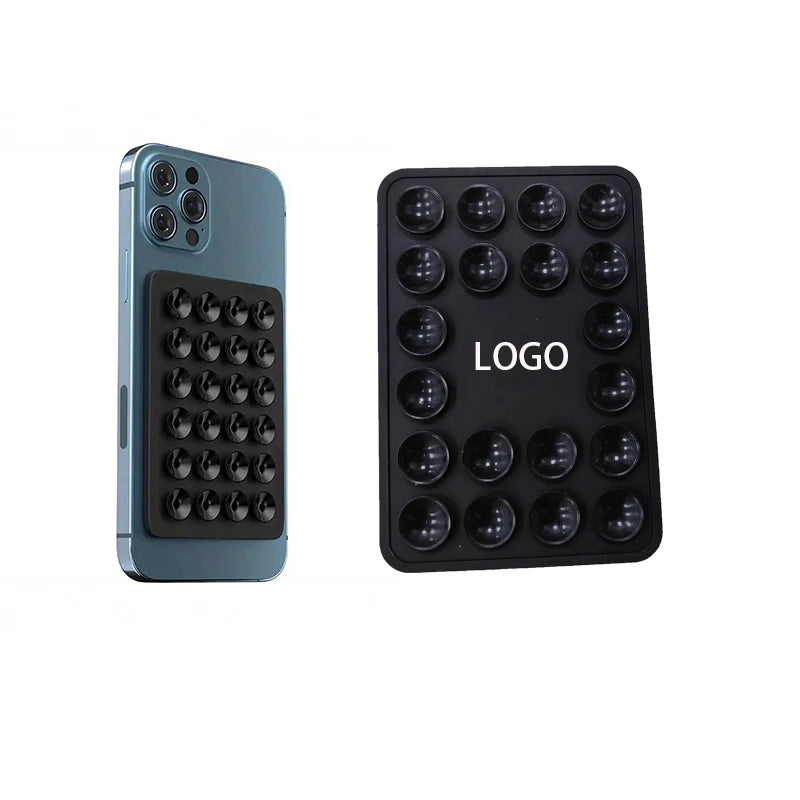 Phone Sucker Silicone Suction Pad for Mobile Phone Fixture Single Silicone Rubber Sucker Pad Cup Backed Strong Adhesive for Fix