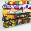 Popular Selling Organic Cotton Woven Crinkle Double Layer Gauze Muslin Flora Printed Fabric for Dresses Shirts Girls/Boys