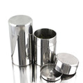 Double Seal Tea Canisters 600ml Loose Leaf Tea Tin Containers Kitchen Canisters for Tea Coffee Storage