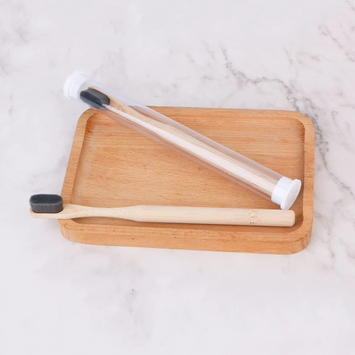Hot Selling Soft Hair Eco-friendly Micro Nano Bamboo Handle Toothbrushes 10000 Ultra Soft Bamboo Charcoal Bristles Toothbrush