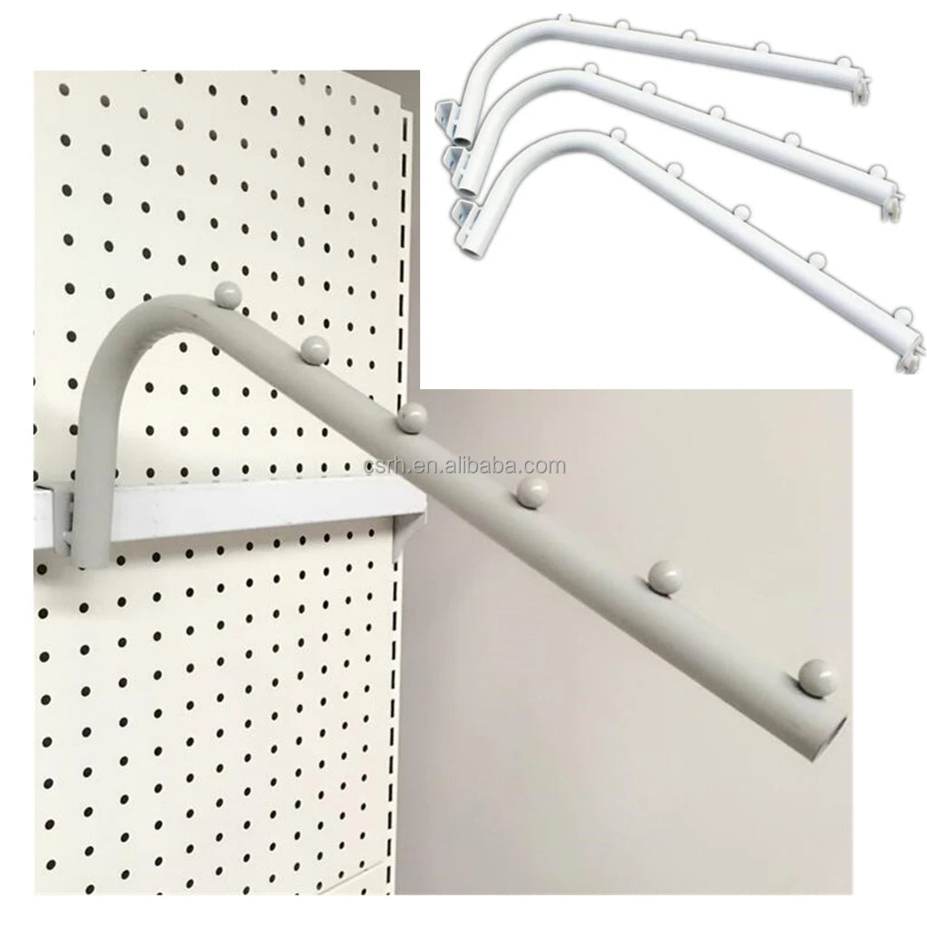 RH-T-S05   350mm  400mm Supermarket Shelving Hook Goose Neck Hook Heavy Duty Beam Hook