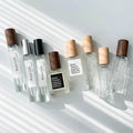 Empty Perfume Bottle Refill Custom 5/10/15/20/50/100ml Glass Square/round Perfume Bottles Packaging Crystal Oil Glass Bottle