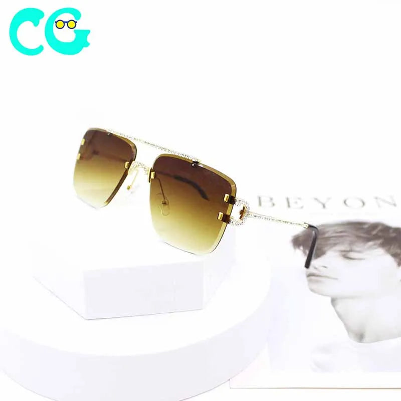 2025 New Trendy Fashion Box All-match Sunglasses Eyewear for Mens Big Frame Sunglasses