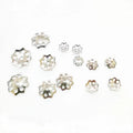 Petal Cone Spacer Bead End Caps Pointed No Tarnish Gold Flower Metal Stainless Steel Beads Caps for Jewelry Making