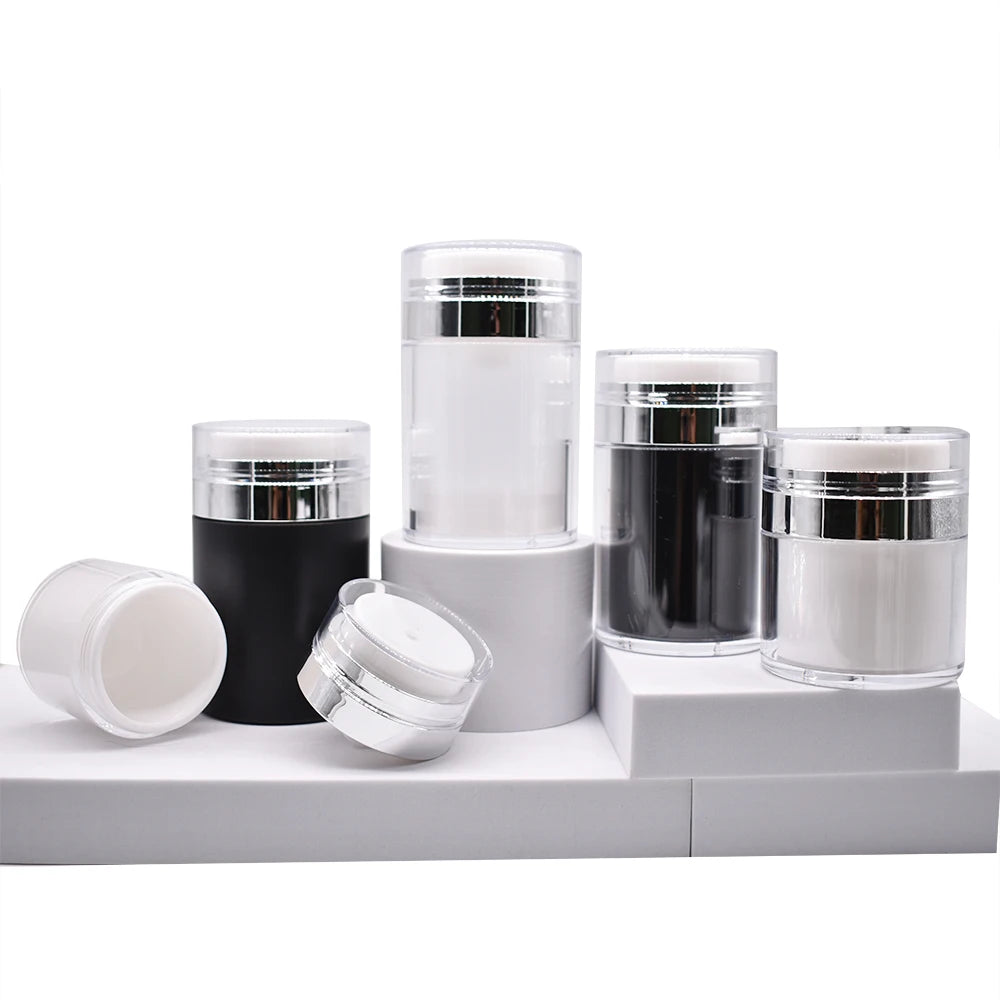 30ml Airless Pump Bottle Eye Creeam Airless Pump Jar Airless Jar 50ml Cosmetic Packaging