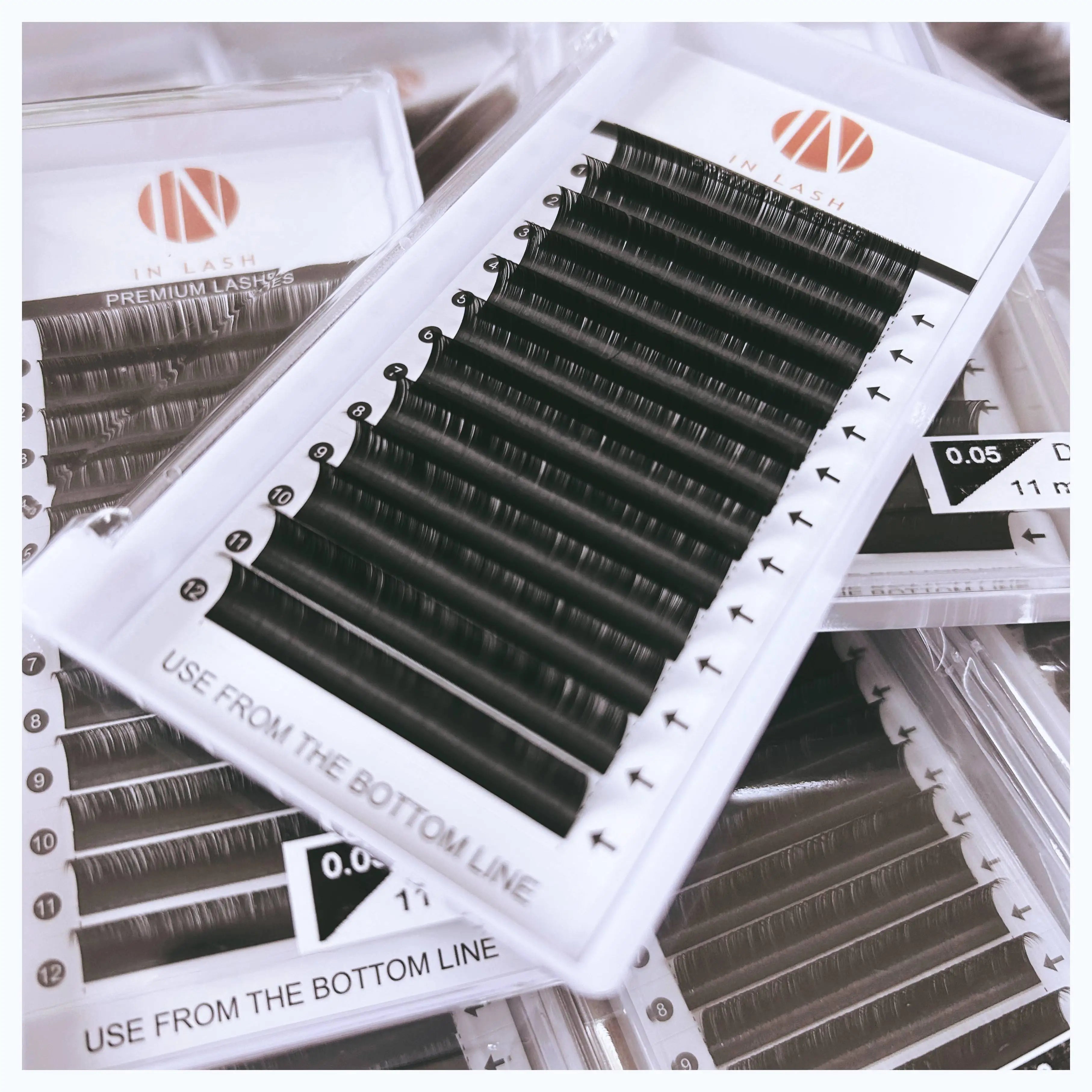 Private Label Nice Soft Natural PBT Volume Individual Eyelash Cashmere Lash Extension