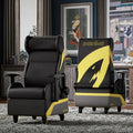 Synthetic Leather E-Sport Gaming Recliner 4D Armrest Reclining Backrest Modern Design Metal Frame Comfortable Race Gamer Sofa