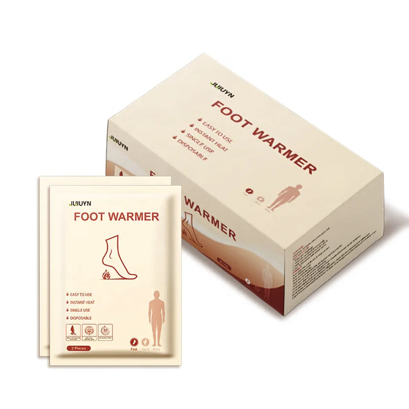 Factory Private Label Long Lasting Insole Foot Warmer Pads Instant Heat Pack Foot Warmer Patch
