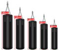 Customized Sizes Empty Punching Bag Premium PU Leather Fitness Equipment for Boxing