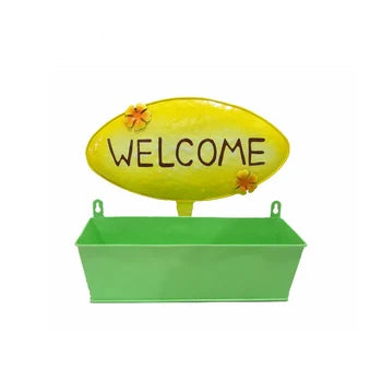 Factory Direct Sale High Quality Powder Coated Metal Planter Handmade Durable Lightweight Outdoor Garden Planter