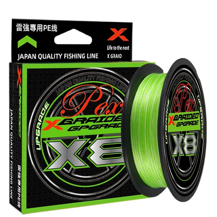 YGKX 8 Braided 200M Polyethylene Braided Line Floating Line Eco-Friendly Fishing Tackle Accessories for Stream & River Use