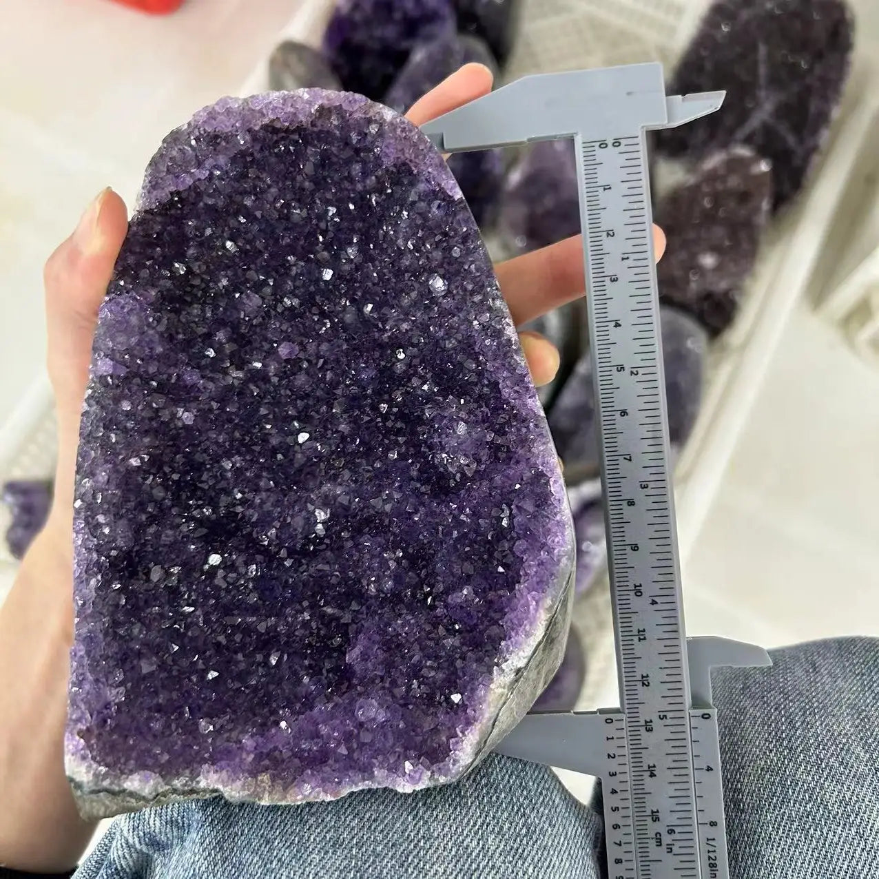 Natural Amethyst Cluster Crystal Geode Cluster Quartz Raw Amethyst for Healing