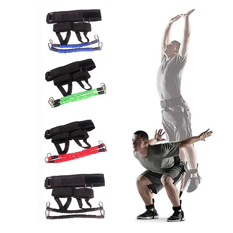 VPG Volleyball Vertical Jump Trainer Leap Training Bounce Suspension Resistance Bands 10-150lbs