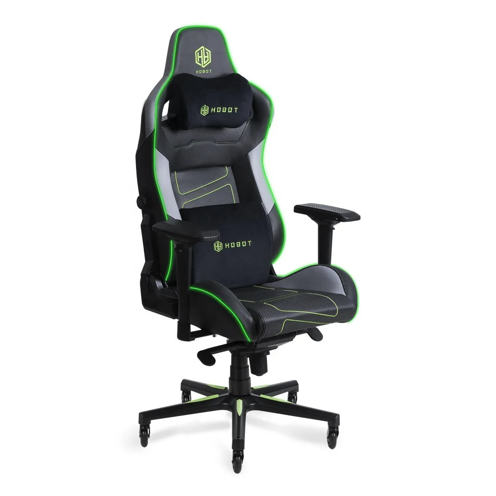 OEM ODM PC Gamers Racers RGB LED Office Chair Leather Silla for Gamers Executive Gaming Chair