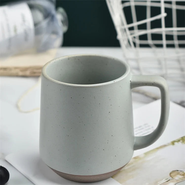 12 oz (350ml) Ceramic Matte Mug with Custom Logo-Dishwasher & Microwave Safe Gift for Home Use