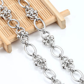 Handmade Unique Stainless Steel Chain Women Men Popular Hot Sale Silver Chains for DIY Jewelry Choker Necklace and Bracelet