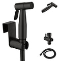 Black 304 Stainless Steel Handheld Shattaf Set Bidet Shower Sprayer Kit Toilet Spray Gun With Hose