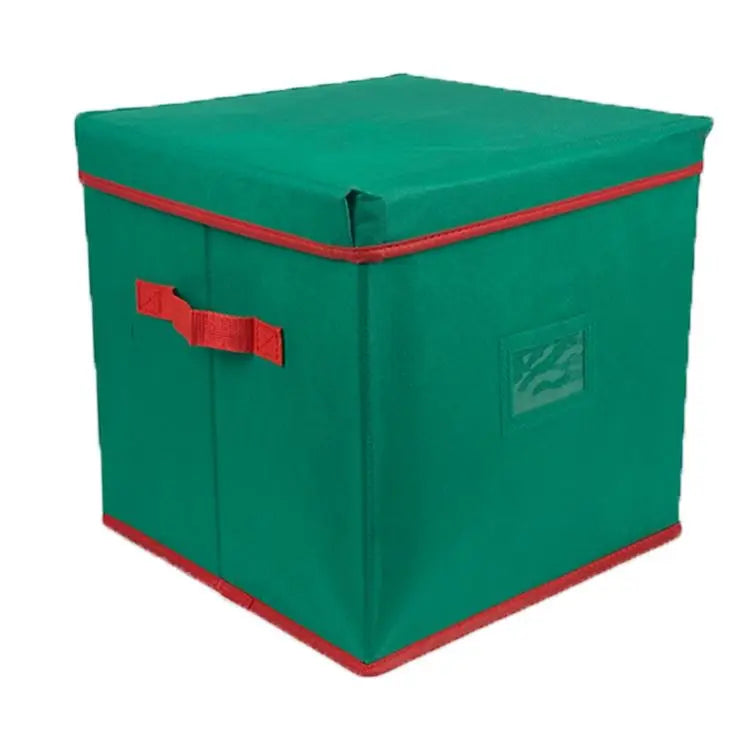 Christmas Ornament Storage Box Organizer Can Fit up to 64 Ornaments Balls With 600D Oxford Material.