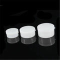 10/20/30g Plastic Empty White Skin Care Cosmetic Sample Lip Scrub Container Jars Pot Small Mini Box