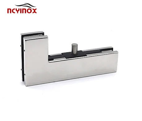 Hot Selling Stainless Steel Glass Door Clamp L Clamp Patch Fitting for Glass Door