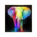 Home Decorative Handmade Modern Picture Elephant Animal Abstract Wall Art Oil Paintings on Canvas