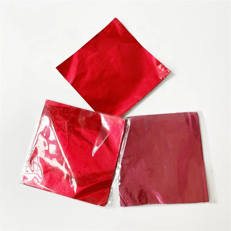 Custom Logo Food Grade Chocolate Egg Aluminium Foil Wrapping Colorful Candy Foil Wrapping in Sheet