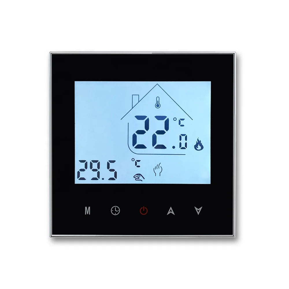 Modern Electric Wifi Radiator Thermostat Quality Assurance Zigbee Technology ABS Material 230v Voltage for Hotel Room Use