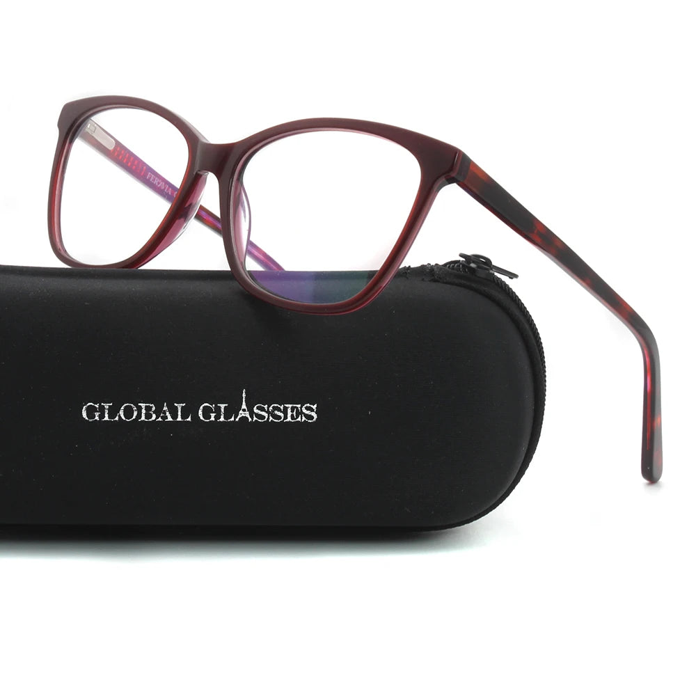 Cat Eye Eyeglasses Frames Ladies Acetate Cat Eye Optical Eyeglasses Frames Cat Eye Optical Frames Eyeglasses Glossy Acetate