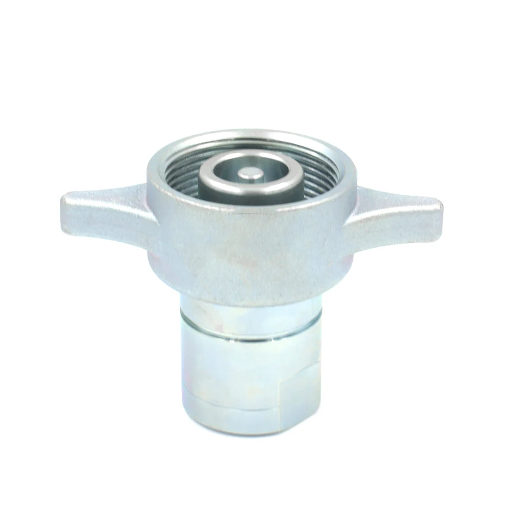 1 Inch BSP Screw Type Faster CVE Interchange Wing Nut Threaded High Pressure Forged Carbon Steel Hydraulic Coupling