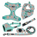 Custom Dog Training Harness Leash Set Adjustable OEM Breathable Accessories Solid Animal Pattern Features LED Lights Size XL