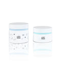 White PP Plastic Jars 150ml Lids Matte Finish Custom Logo for Skin Care Eye Cream Serum Face Cream Personal Care Cosmetic
