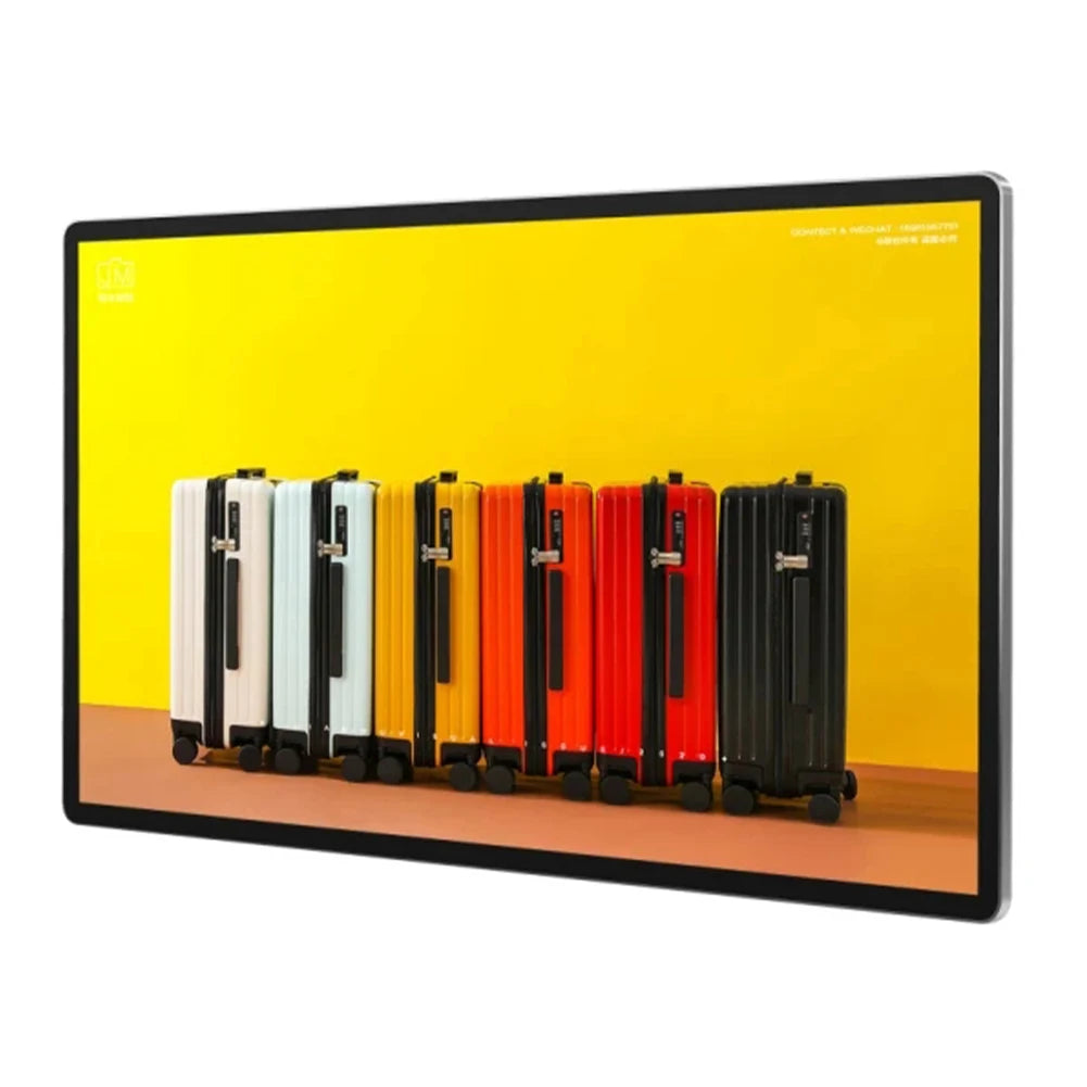 High Brightness Wall Mounted Advertising Machine for Retail Store Easy SDK Integration Animation Graphics Exhibition Halls