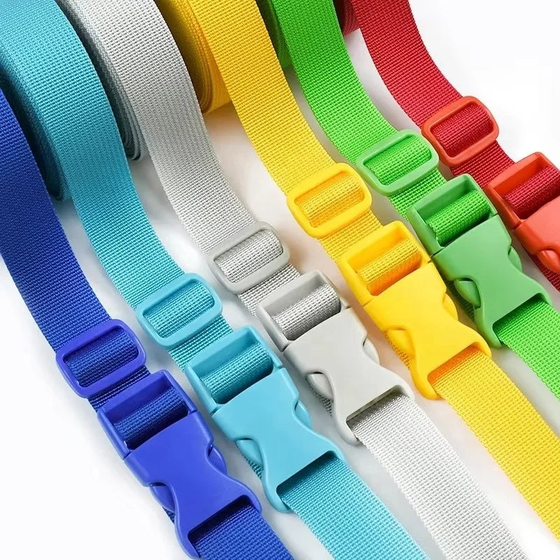 For Deepeel RD109+BF240+BK013 20/25mm Colorful Imitation Nylon Webbing Release Buckle for Clothes Bags Shoes Accessories