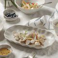 Solhui Wholesale Hotel Restaurant Ceramic Plates Dinnerware Banquet Hall Rustic Dishes Set Tableware