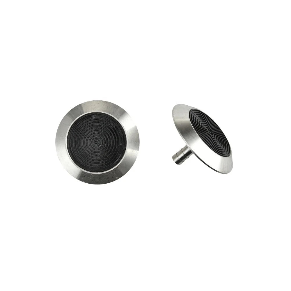 304/316L Stainless Steel Tactile Indicators Black Carborundum Insert Sports Venues Anti-slip RY Brand RY-DS108 2-Year Warranty