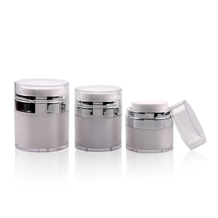 15g 30ml 50ml Luxury Empty Thick Wall Airless Pump Cosmetic Cream Jar Bottle Dispenser