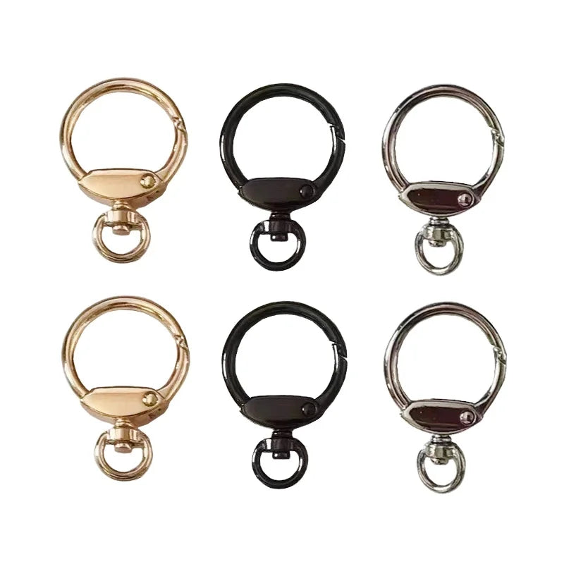 China Cheap Key Ring Spring Industrial Hardware Accessories Swivel Metal Snap Hook Buckles