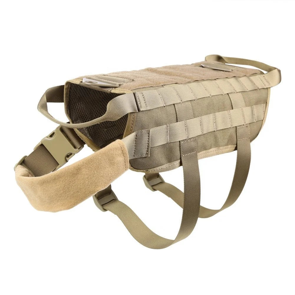 Series Pet Harness Adjustable Long Dog Leash Vest Tactical Dog Chest and Back Waterproof