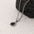 VAF New Design 18K Gold/Silver Hexagon Enamel Pendant Hexagon-Emaille-Anhanger Pendente Pendentif Colgante