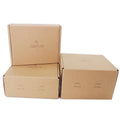 Custom Wholesale Foldable Economical Brown 6x4x4 Cosmetic Express Box Eco-friendly Material