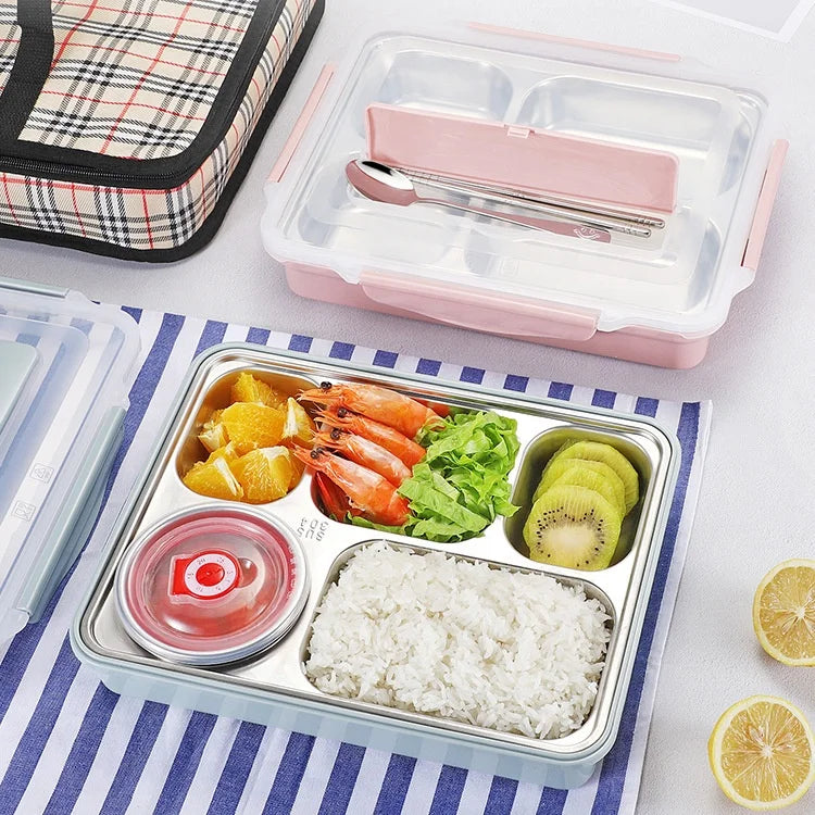 Small Set Self-Heating Sealing Square Rice Reusable Recycle Paper School Bag Lunch Box Microwavable 1-3L Capacity Modern Box