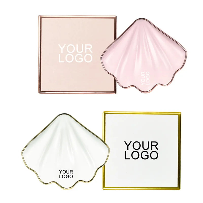 New Pink White Small Cute  Shell Shape Clear Color Wholesale Makeup Private Label Hard Gel Wax Soap Eyebrow