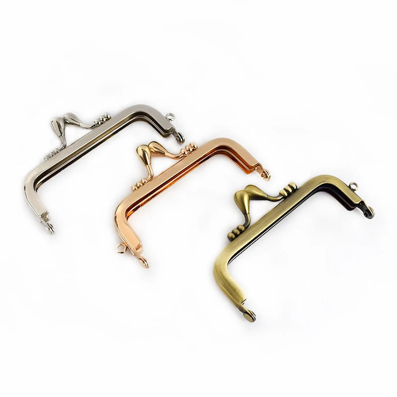 Deepeel BS187 8.5cm Bags Hardware Accessories Purse Handle Frame Handbag Connector Handles