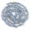 Angelite Stone Chip Shape Nuggets Loose Gemstone Beads for DIY Bracelets Making 5mm 8mm