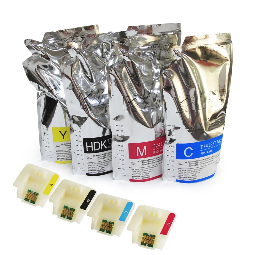 Supercolor Sublimation Transfer F6070 Ink Bag for Epson Surecolor F6000 F6070 F6270 F7000 F7070 F7170 F7200 F7270 Printer