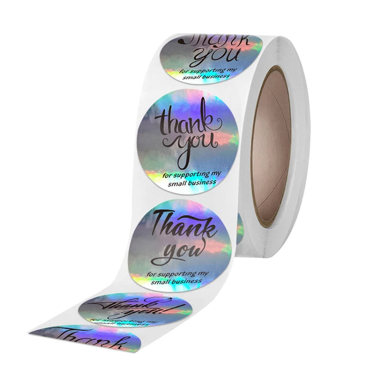 Handmade Holographic Matte Stickers Paper Foil Sheet Custom Gold Heat Transfer Printing Adhesive Sticker for Heat Press