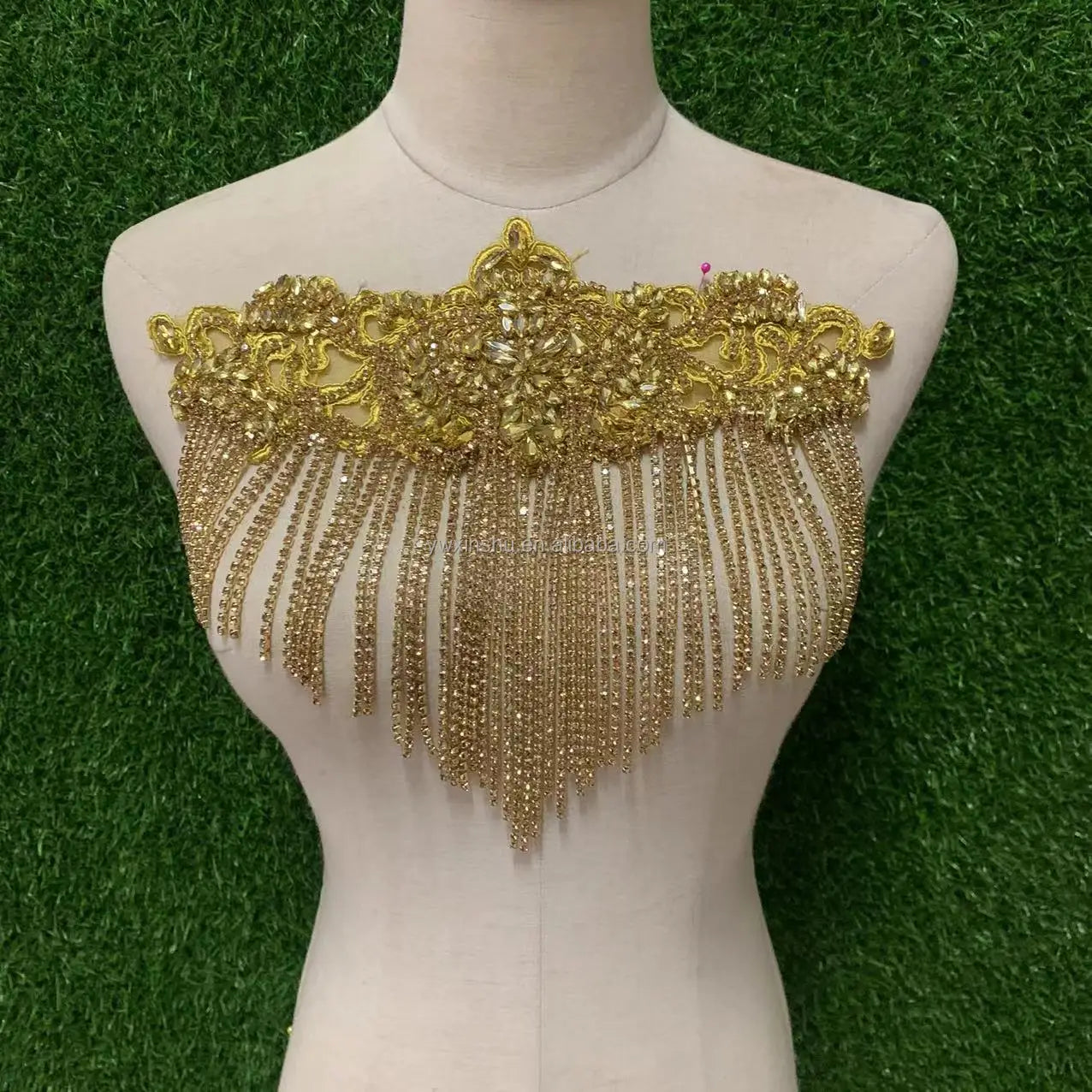 2022 New Fringe Applique  Fringe Trim Clothing Accessories Dress Wedding Dresses   Hot Sale in Nigeria  and Africa